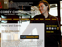 Tablet Screenshot of coreychristiansen.com